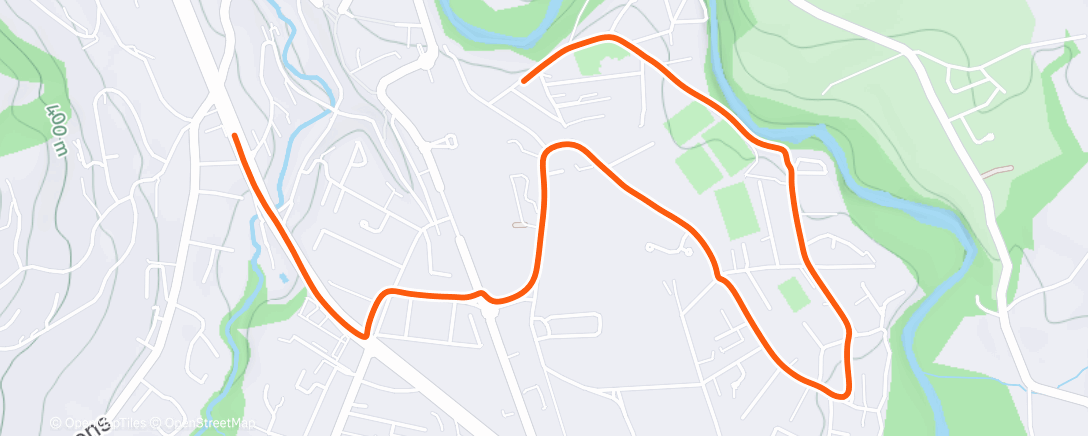 Map of the activity, 🏃🏻‍♂️ Une semaine et demi sans courir et les jambes sont rouillées 🫠