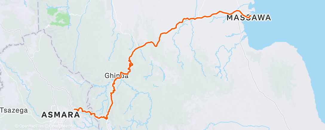 Карта физической активности (Morning Ride)