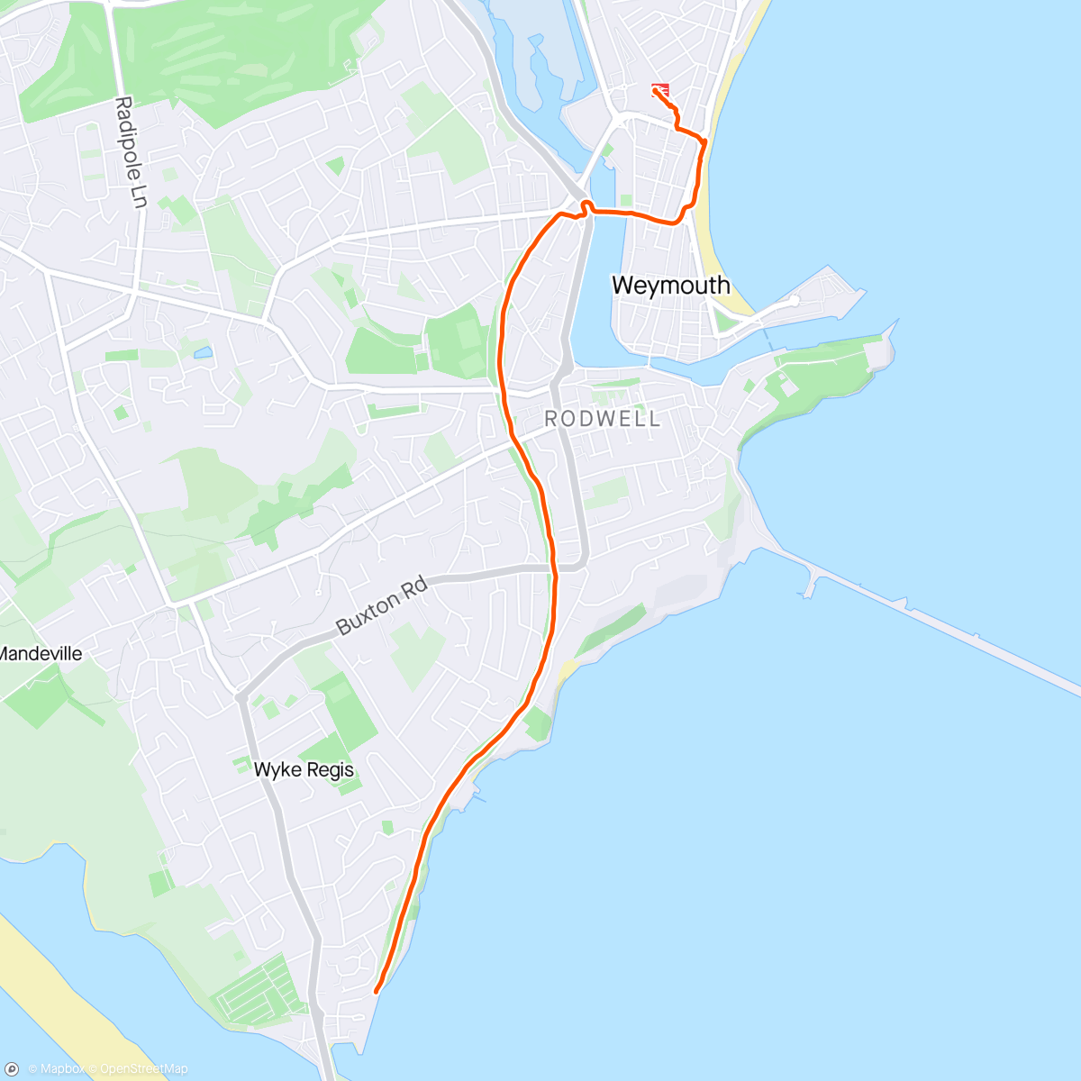 Map of the activity, Commute 3