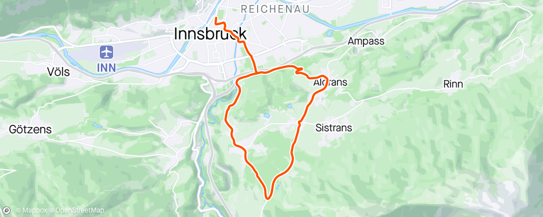 Map of the activity, Zwift - 03. Cadence and Cruise in Innsbruck