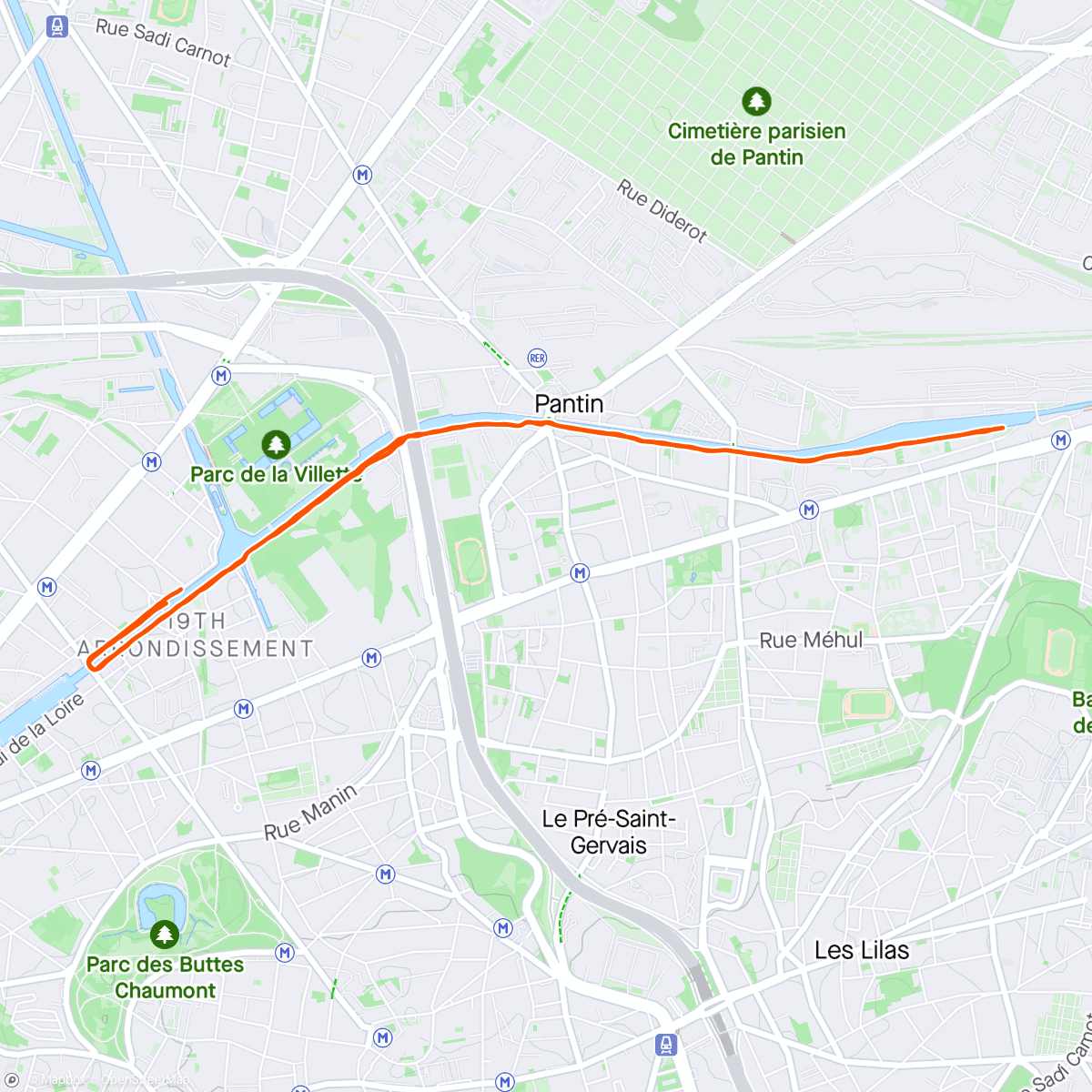 Map of the activity, Paříž #4