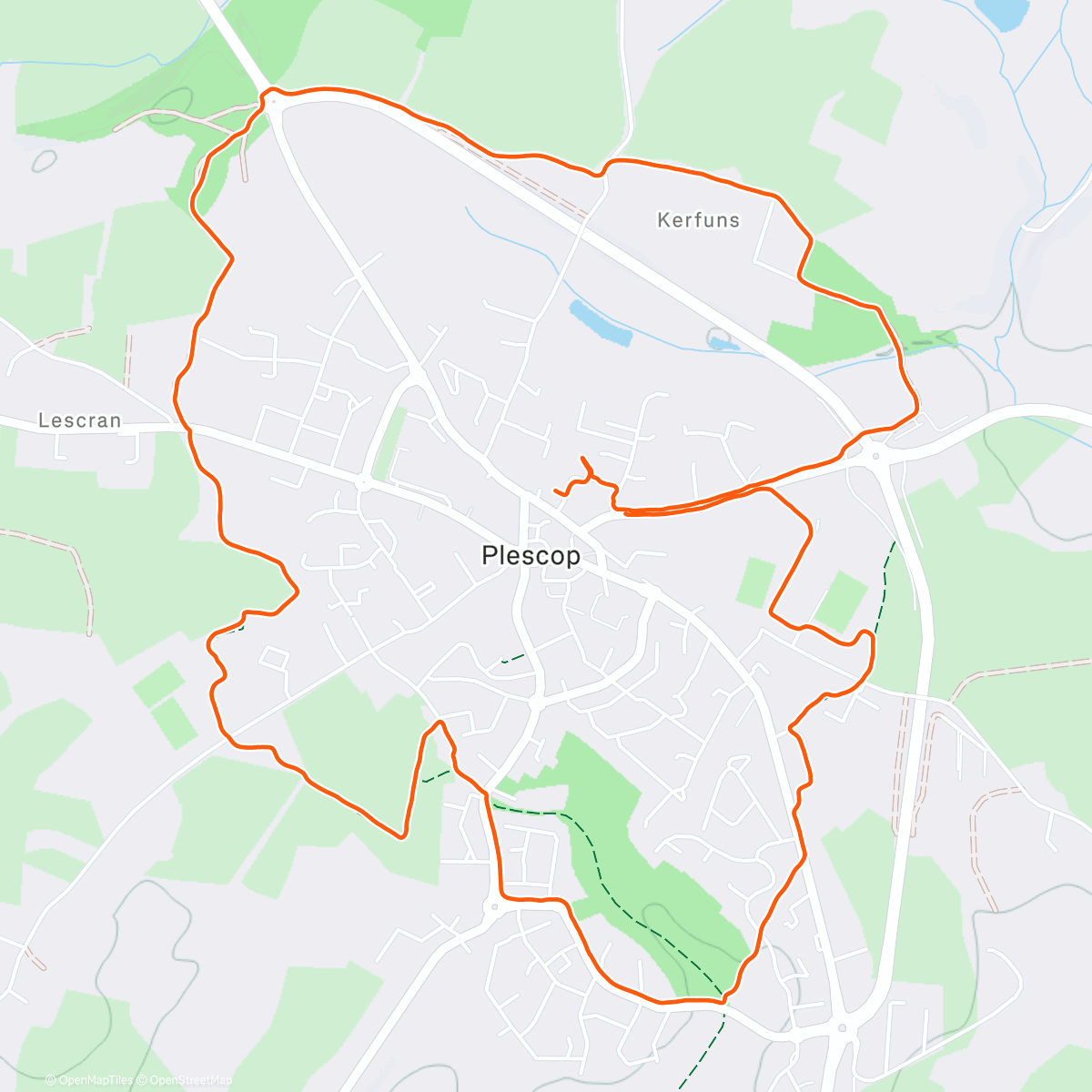 Map of the activity, Séance course 🏃🏼