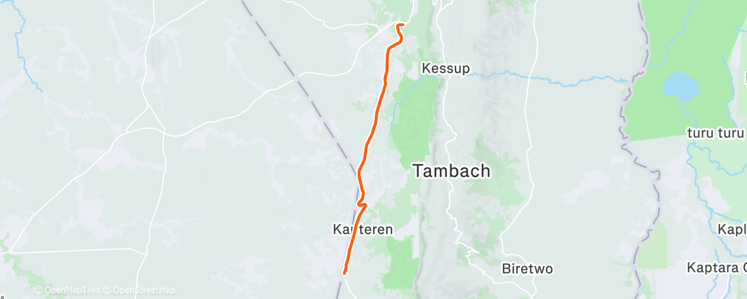 Map of the activity, Long Run 🇰🇪🏃🏼‍♂️