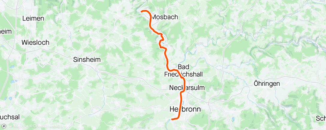 Map of the activity, Heilbronn - Gara Online