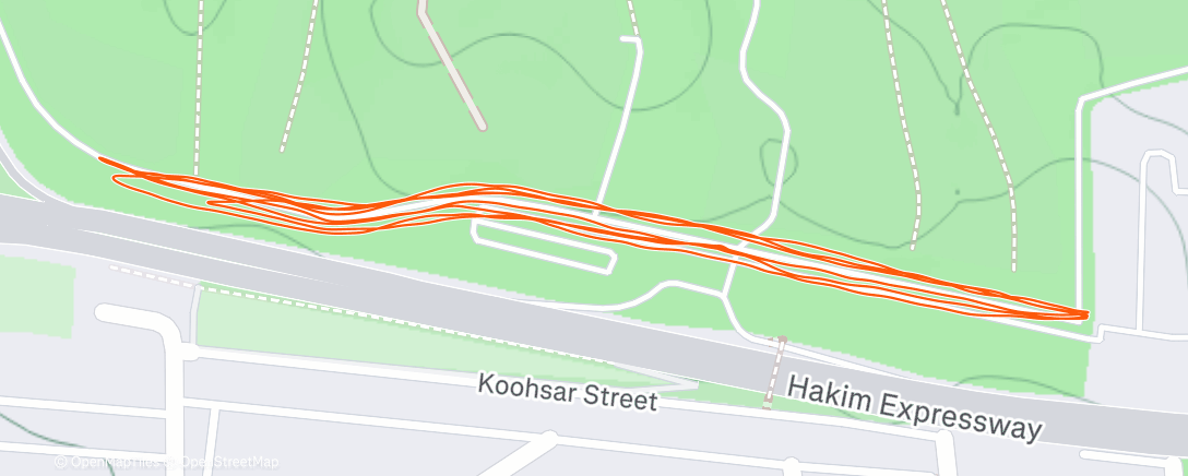 Карта физической активности (Run)