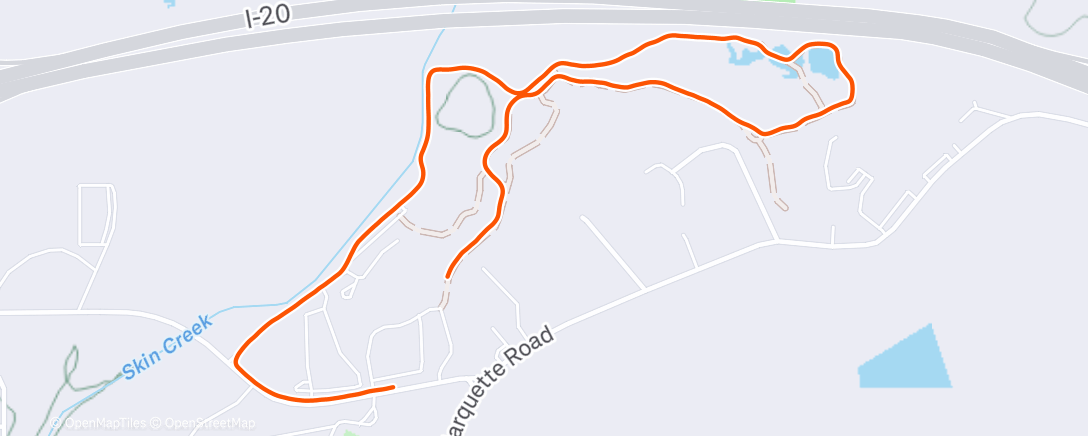 Map of the activity, Brandon Bulldog Rednose Run