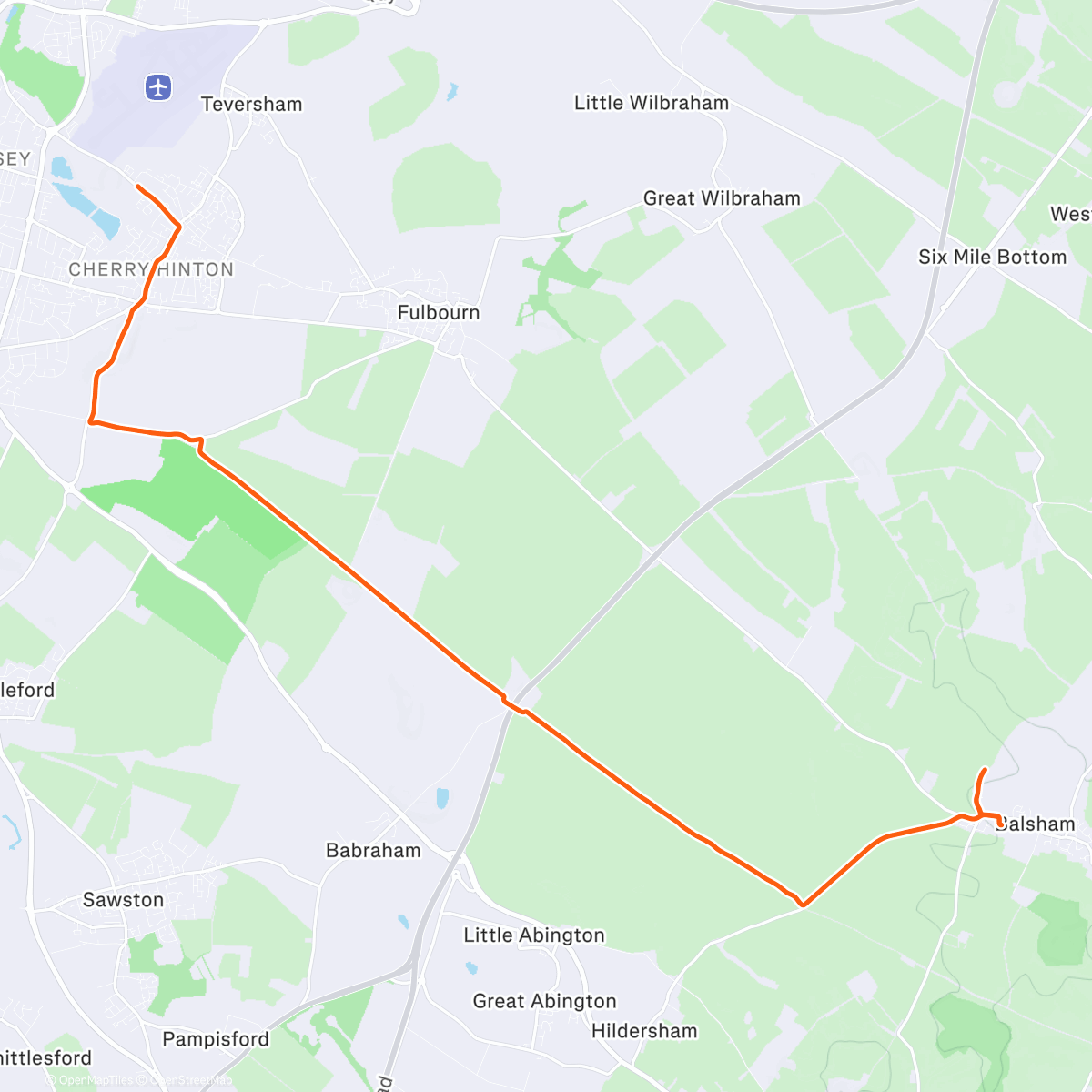 Map of the activity, scg: The curse of Balsham