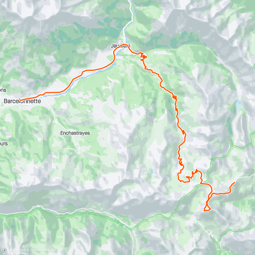 Barcelonnette: 70km 2000m 