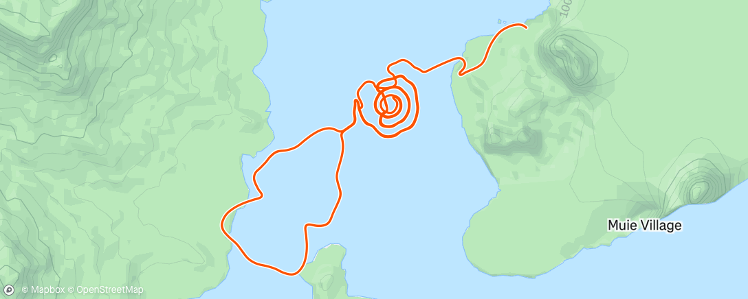 Map of the activity, Zwift - Xert: AI Generated Workout in Watopia