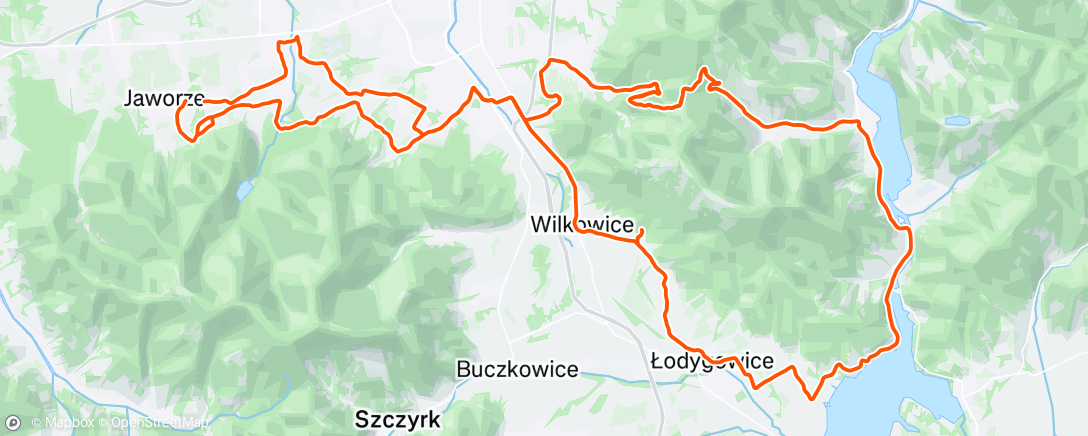 Map of the activity, Morning Ride