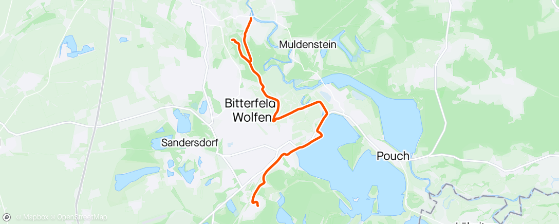 Map of the activity, Mtb Abendradfahrt
