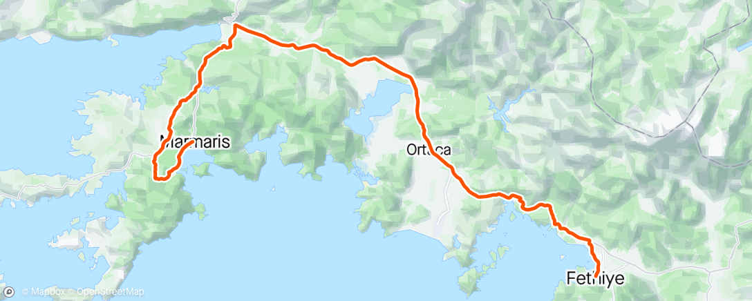 Map of the activity, Tour of Turkey - stage 3