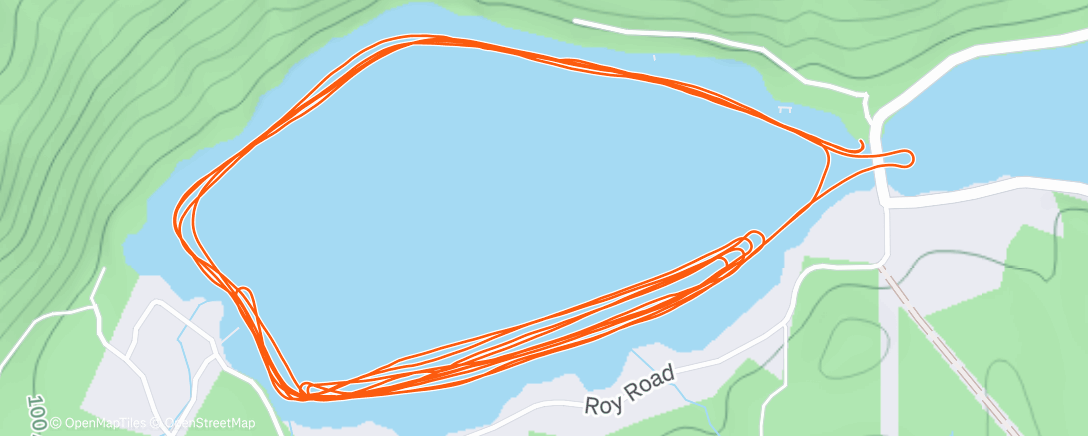 Map of the activity, Brisk and Breezy