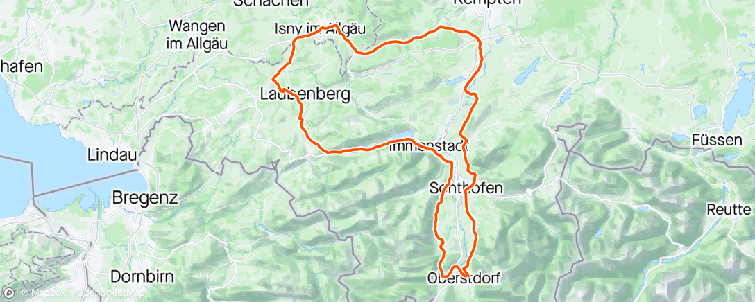 アクティビティ「Fahrt am Morgen」の地図