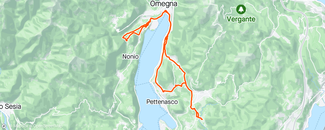 Map of the activity, Monte zuoli top!!!