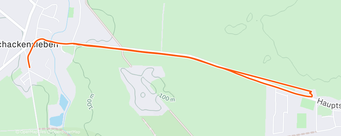Map of the activity, Spaziergang am Nachmittag