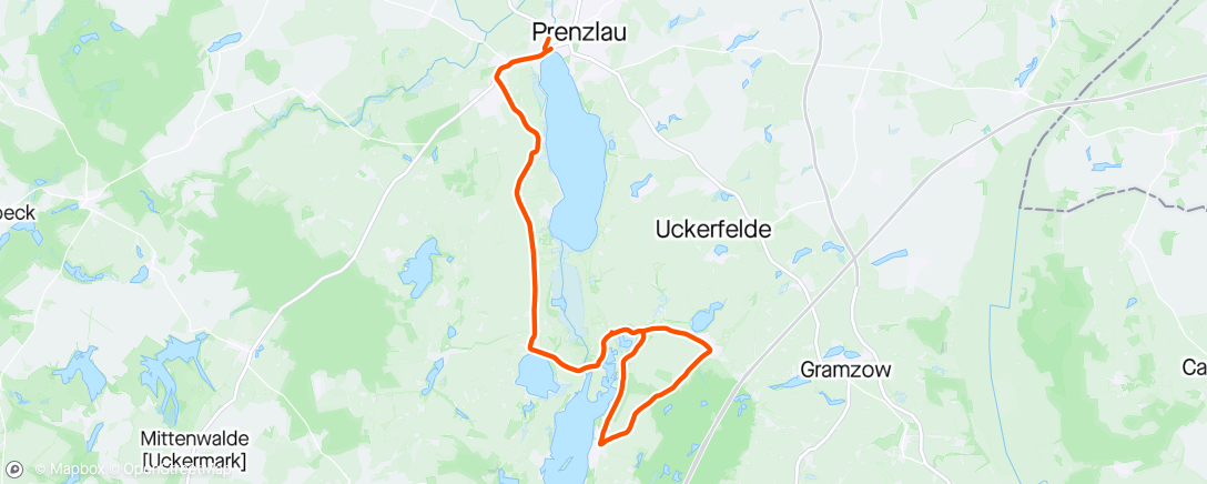 Map of the activity, Abendradfahrt mit Team 🍺