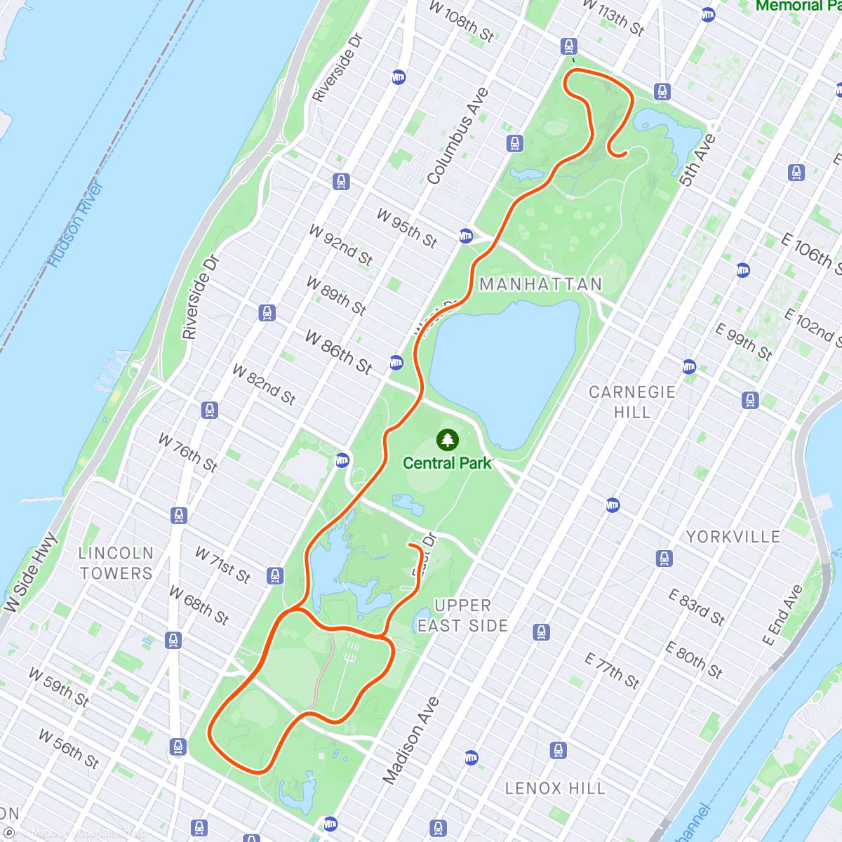 Mapa da atividade, Zwift - Group Ride: 3R VOLT Interval Ride [~2.6-3.2 w/kg avg] (C) on LaGuardia Loop in New York