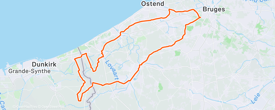 Map of the activity, Middagrit