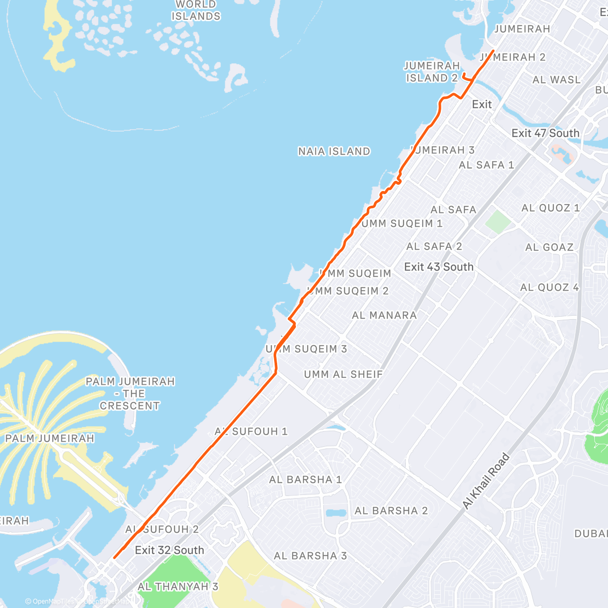 Карта физической активности (Cycling)