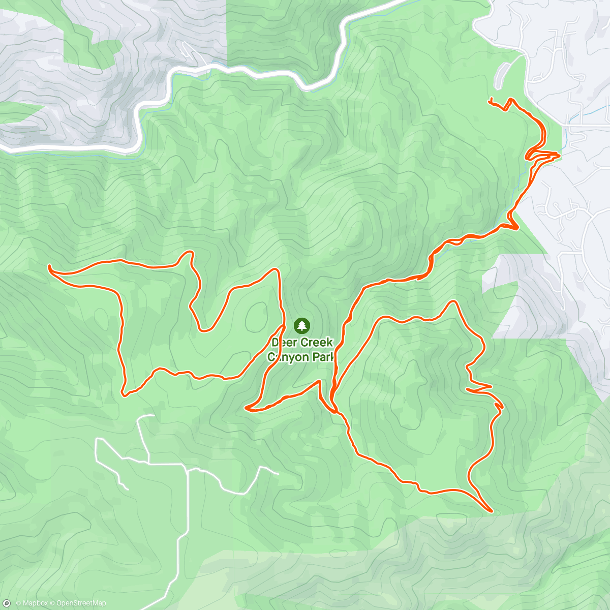 Map of the activity, Team Ride