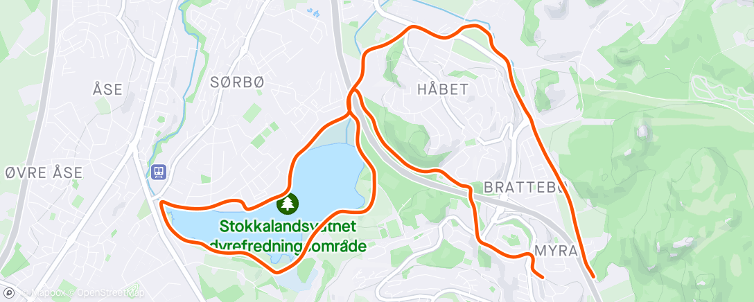 Map of the activity, Stokki i solskinn☀️🦊
