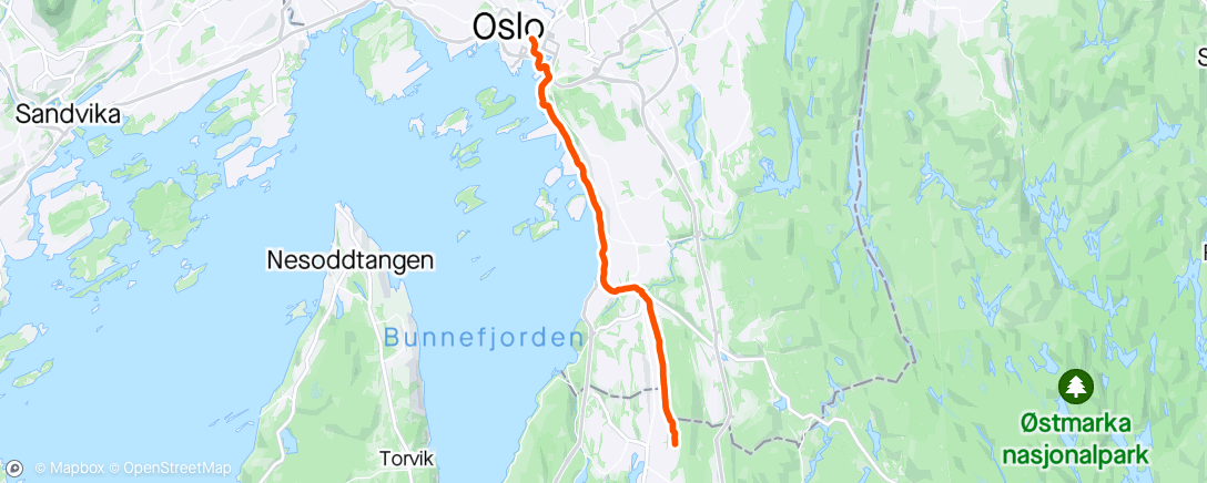 Map of the activity, Hjem Nathionaltheateret
