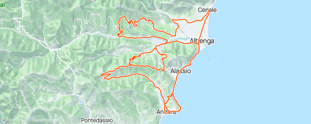 Map of the activity, Laigueglia 🇮🇹