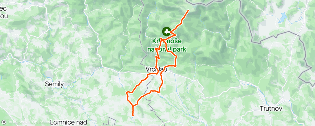 Map of the activity, Kontrola stavu snehu