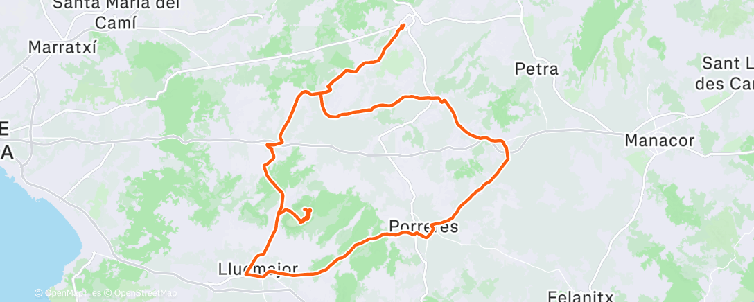 Карта физической активности (Radfahren)