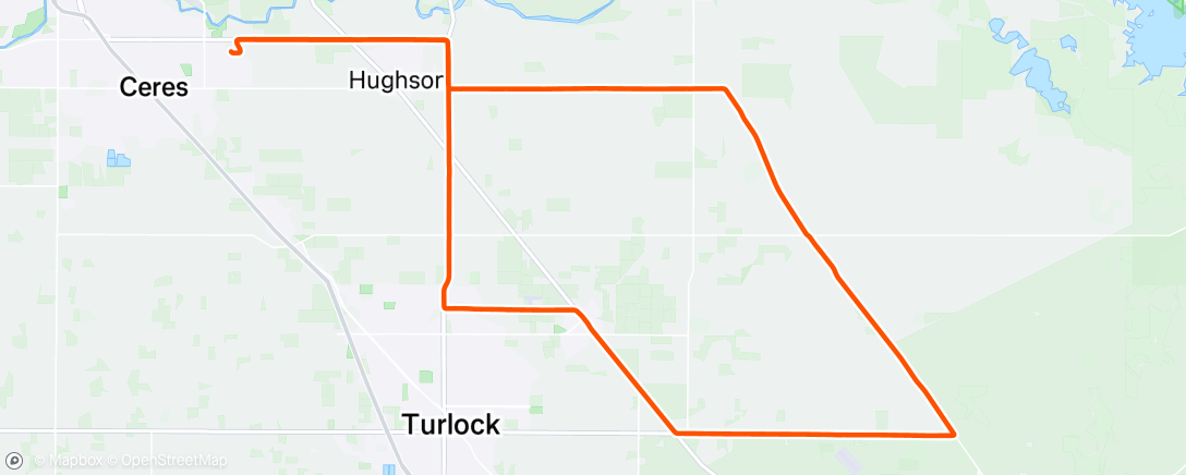 Map of the activity, Morning Ride