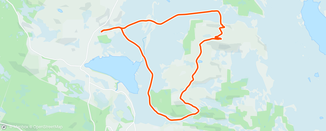 Map of the activity, Skate med Kim på Sjusjøen
