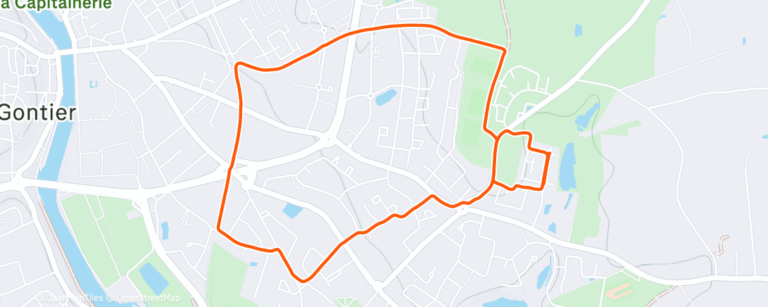 Map of the activity, Veille de course + LD