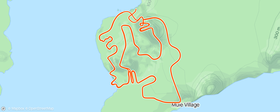 Map of the activity, Zwift - Group Ride: BMTR Short Adventure (D) on Figure 8 in Watopia