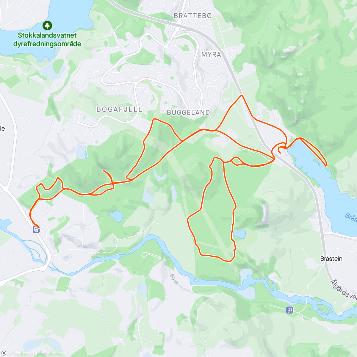 Map of the activity, E-Mountain Bike Ride