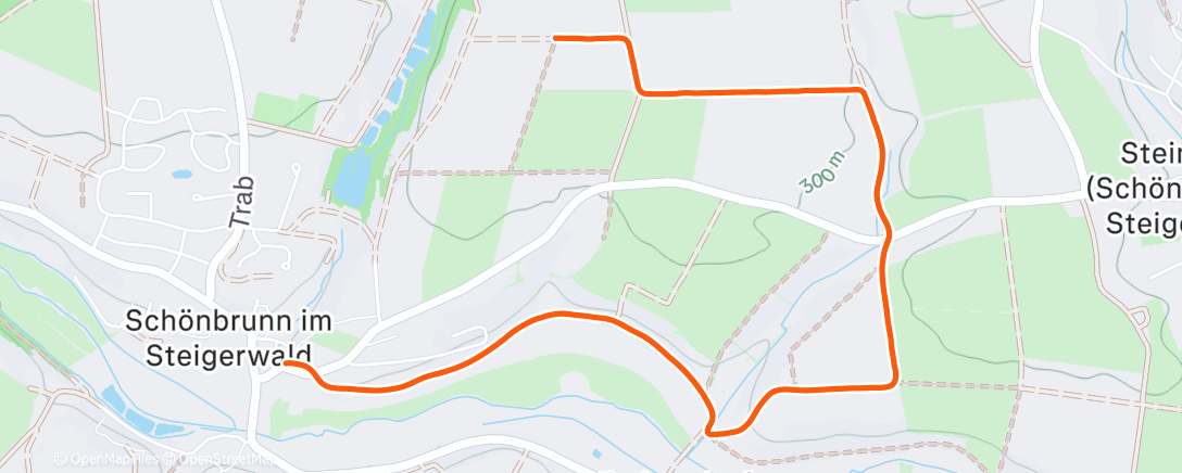 活动地图，Lauf am Morgen