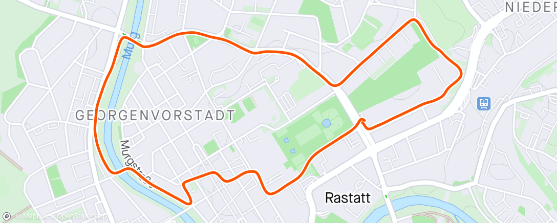 Mapa da atividade, Spaziergang am Morgen