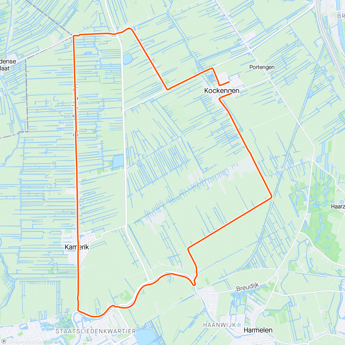 Map of the activity, Afternoon Mountain Bike Ride Solo