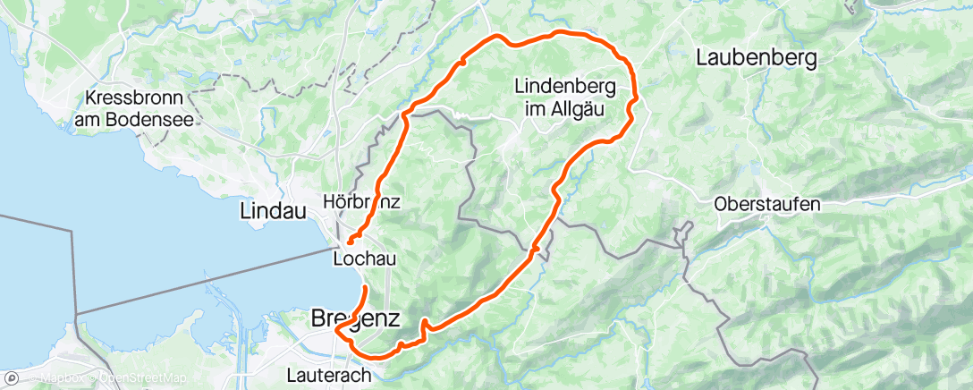 Carte de l'activité Fahrt am Nachmittag