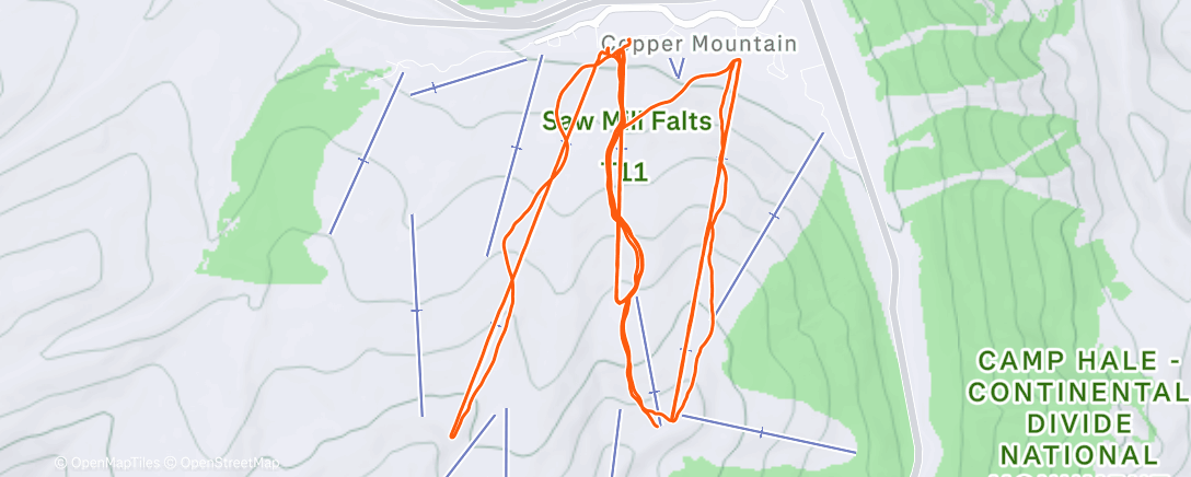 Map of the activity, Lunch Activity