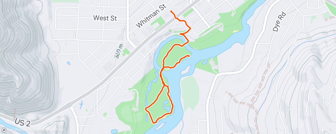Map of the activity, Waterfront Park
