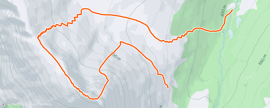 アクティビティ「Afternoon Backcountry Ski」の地図