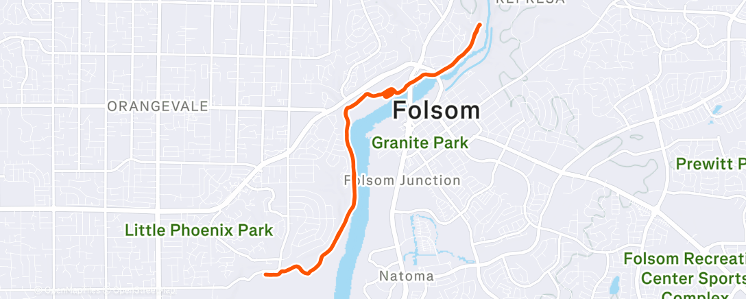 Карта физической активности (Morning Run)