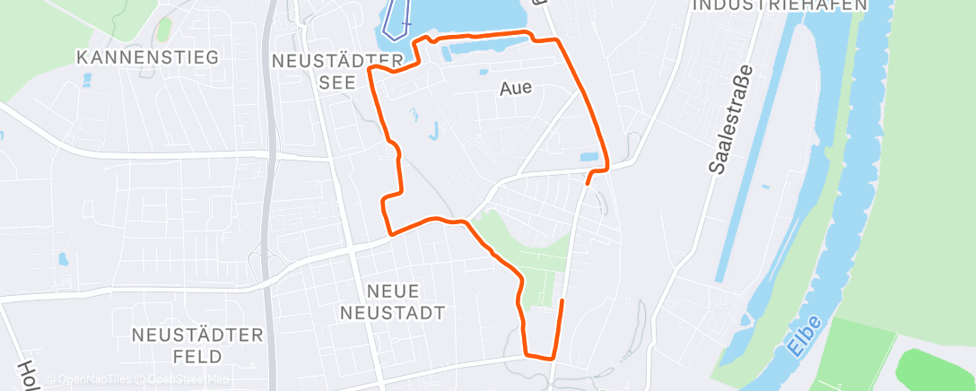 Карта физической активности (Afternoon Run)