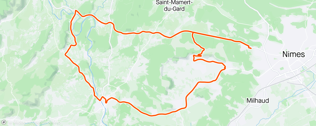 Map of the activity, Nîmes - Sardan