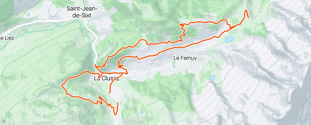 Map of the activity, Le Danay
