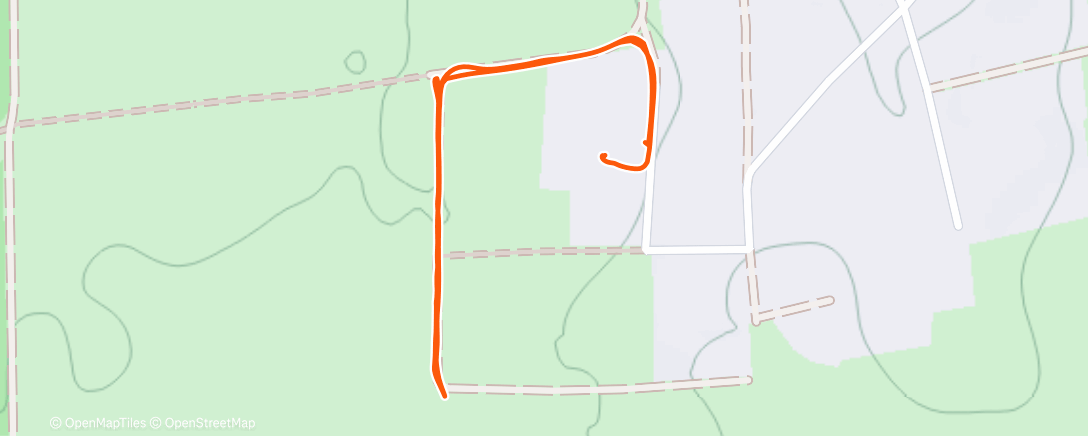 Map of the activity, Afternoon Walk