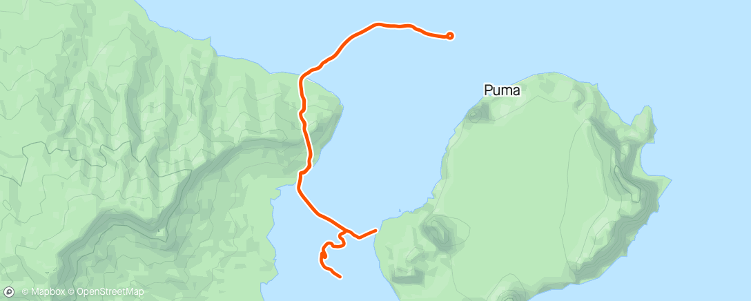 Map of the activity, Zwift - 05. Endurance Ascent [Lite] on Crow Road in Watopia