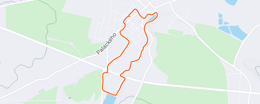 Map of the activity, Lunch Walk