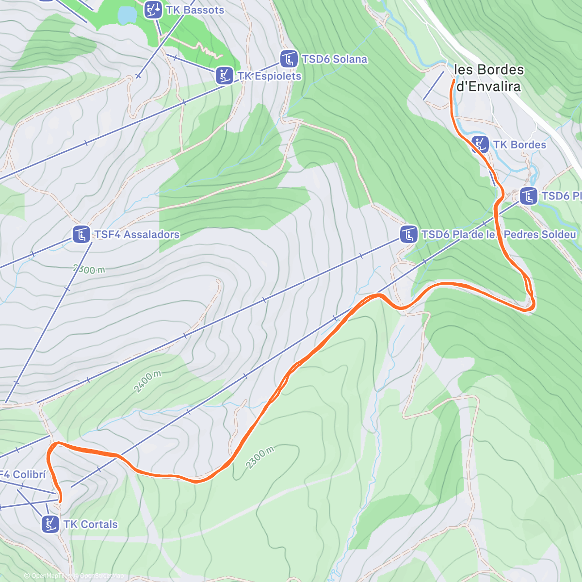 Map of the activity, Una Solanella amb la Fifi